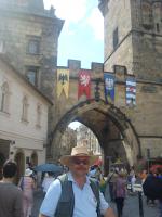 Ivan passeando em Praga.