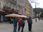 Em passeio pela cidade de Karlovy Vary.