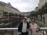 Em passeio pela cidade de Karlovy Vary.