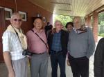 Canísio, Lírio, Ary, Rosi e Waldir no Santuário de N.Sra. Jasna Góra.
