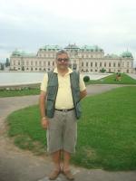 Ivan em Viena, no Palácio Belvedere.