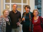 Ilda, Juan Carlo (nosso guia), Sueli e Nédis no intervalo do recital de Piano de