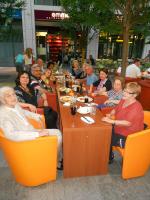 Grupo no jantar em Berlin.