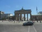 A Porta de Brandemburgo, cartão postal de Berlin.
