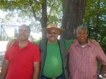 Juan Carlos, Ivan e Catico, nosso guia local em Berlin.