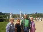 Ilda, Neusa, Ivan e Inês nos Jardins do Palácio de Sanssouci, em Postdam.