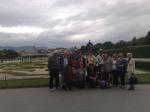 Grupo no Palácio Belvedere.