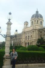 Marisa, nas ruas de Viena.