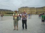 Ivan e Waldir no Palácio de Schonbrunn.