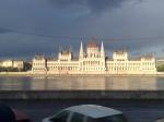 O Parlamento de Budapest.