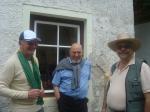 Canísio, Waldir e Ivan em passeio por Durnstein, na Áustria.