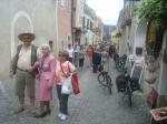 Ivan, Ines e Neuza em Durnstein, na Áustria.