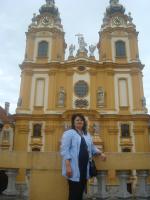 Marisa, no Mosteiro de Melk, na Áustria.