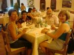Jantar no hotel Europa, de Olímpia.