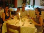 Jantar no hotel Europa, de Olímpia.