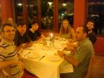 Jantar no hotel Europa, de Olímpia.