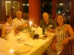 Jantar no hotel Europa, de Olímpia.