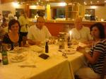 Jantar no hotel Europa, de Olímpia.