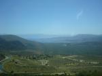 Vista desde o Monte Parnasse, em Delphos.