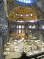 1717 – Interior da Basílica (Museu) Santa Sofia em Istambul.