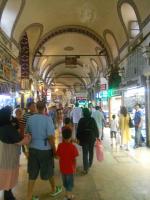 Vista parcial do Grande Bazar de Istambul.