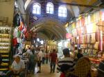 Vista parcial do Grande Bazar de Istambul.