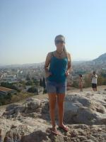 Estefânia em Atenas.