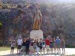 Grupo com a Virgem Maria em Éfeso.