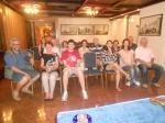 Grupo antes da Missa de Domingo.