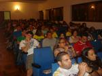 Jovens em reunião no Centro Diocesano de São Francisco Javier, em Javier.