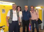 Ivan, Marisa, Dom Ascona e Frei Simão.