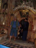 Ivan no Santo Sepulcro, em Jerusalém.