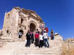 Porta de Adriano, nas Ruínas de Jerash, na Jordania.