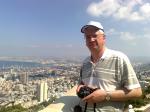 Pe. Gilnei em Haifa.