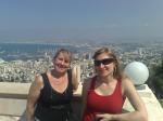 Enelita e Maria Ines em Haifa.