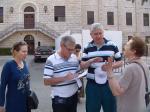 Lucia, Antonio, Pe. Gilnei e Glória, em Nazareth.