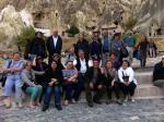 Grupo na Aldeia de Goreme, na Capadócia.