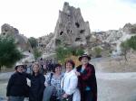 Vilma, Rossane, Ana, Sonia e Claudete em Goreme.