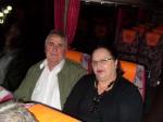 Eloi e Rosa a caminho da cerimônia dos Dervixes rodopiantes.