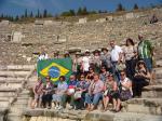 Grupo nas ruínas do Odeon de Éfeso.