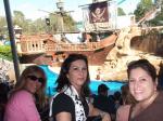 Mirela, Sandra e Juliana no Sea World.