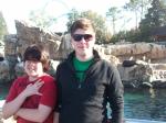 Moises e Roberto no Sea World.