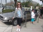 Debora no Universal Studios.