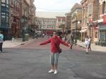 Willian no Universal Studios.