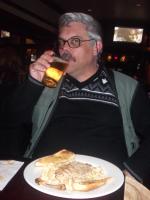Ivan em jantar no Hard Rock Cafe.
