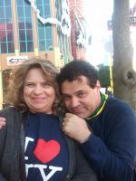 Bianca e Claudio no Island of Adventure.