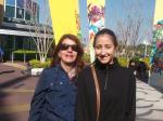 Tuka e Helen no Island of Adventure.