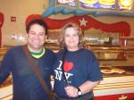 Claudio e Bianca na Island of Adventure.