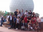 Grupo no parque Epcot.