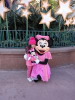 Carol e a Minnie.